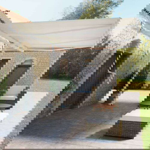  Samostojeća automatska tenda 600 x 350 cm krem Cijene