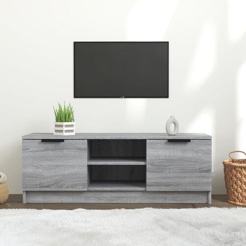 vidaXL TV omarica siva sonoma 102x35x36,5 cm konstruiran les Cene
