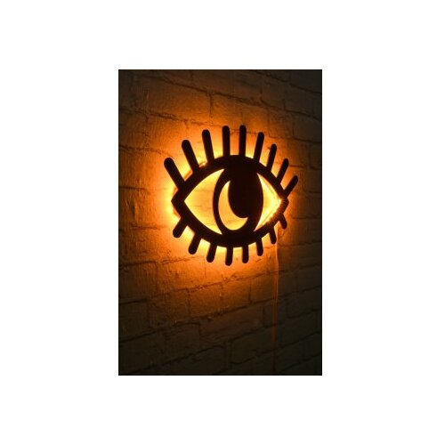 WALLXPERT zidna LED dekoracija Evil Eye Yellow Cene