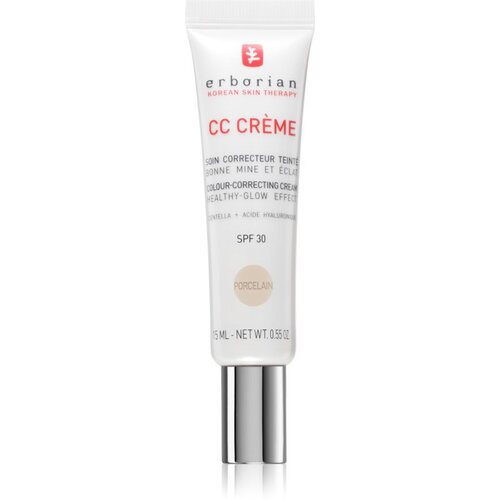 Erborian CC Cr&amp;egrave;me Centella Asiatica CC krema za poenoten ten kože SPF 30 odtenek Porcelain 15 ml Slike