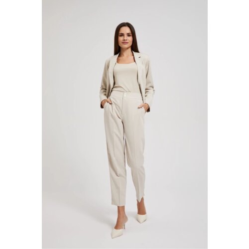 Marisse Women&amp;#039;s Trousers L-Sp-4315 L.Beige Slike