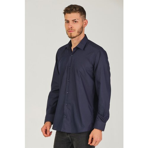 Dewberry G726 MEN'S SHIRT-DARK NAVY BLUE Cene