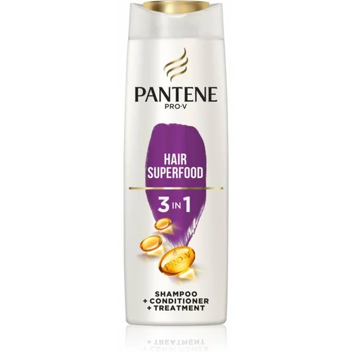 Pantene Hair Superfood Full & Strong šampon 3 u 1 360 ml