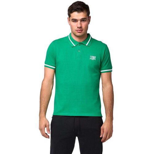 Leone 1947 Polo majice kratki rokavi Man Small Logo Zelena Cene