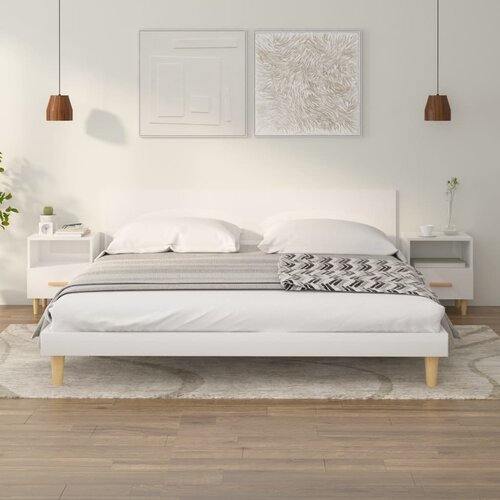  Noćni ormarići 2 kom visoki sjaj bijeli 40x35x47 cm Cijene