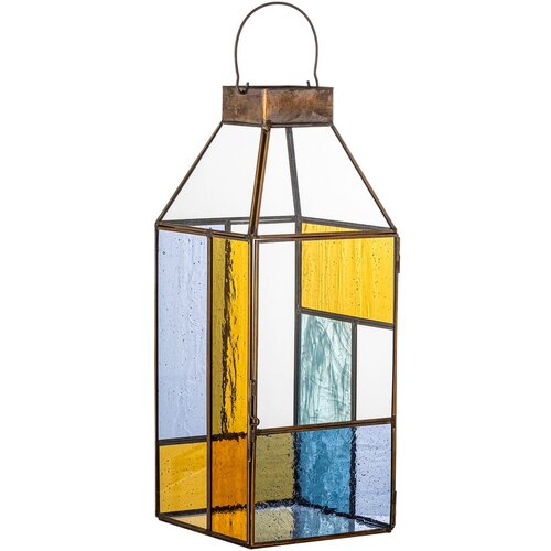 Bloomingville Steklena lanterna (vi&amp;scaron;ina 38 cm) Drew &amp;ndash; Slike
