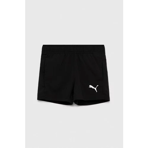 Puma Dječje kratke hlače ACTIVE Woven Shorts B boja: crna