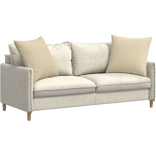 VidaXL jastučići za sofu 2 pcs krema 80 x 80 cm tkanina Slike