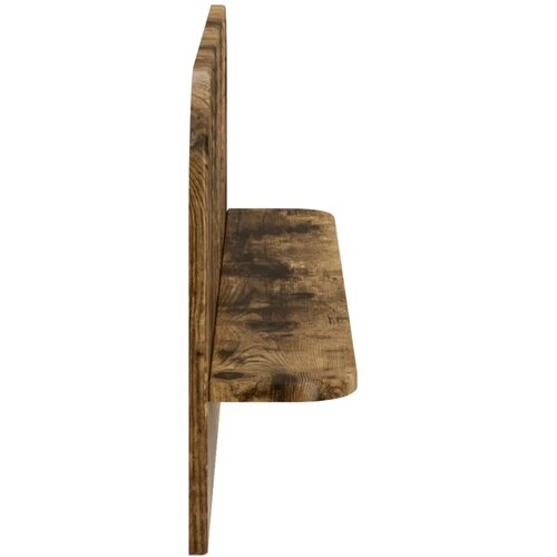  Zidna polica 2 kom. Dimljeni hrast 80.5 x 13.5 x 37.5 cm - Dimljeni hrast 80 5 cm Slike
