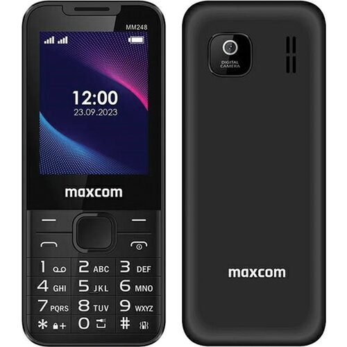 MaxCom MM248 KOMPAKTNI ČRN MOBILNI TELEFON ZA STAREJŠE, (22007028) Cene