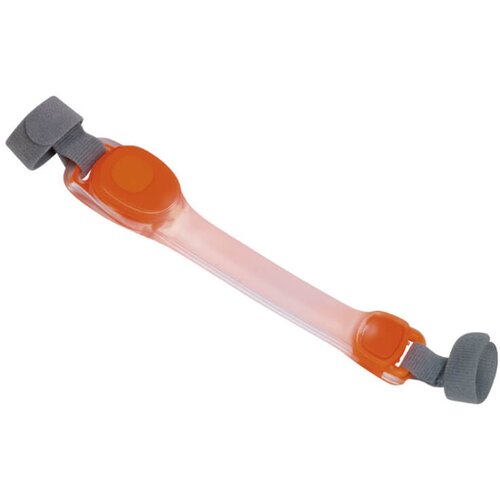 Nobby trak za ovratnico/povodec LED Flash, silikon - oranžna Cene