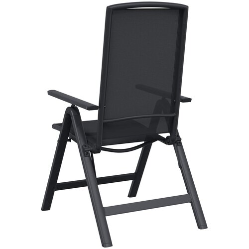  Ležaljke u vrtu 2 pcs Crna 58 x 71 x 112 cm Tekstilen Slike