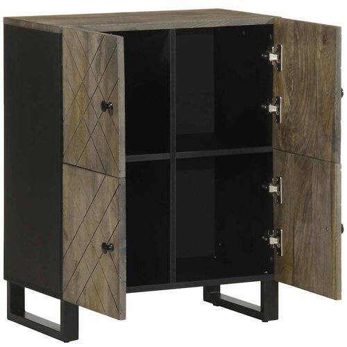 Maison Chic Komoda - Predalnik črn 60x33x75 cm trden mangov les, (21718343) Slike