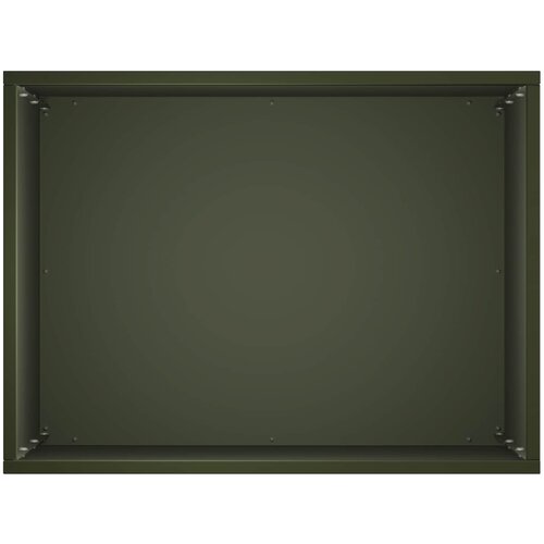 Vrtna saksija Maslinastozelena 40 x 30 x 50 cm Čelična vrata Slike