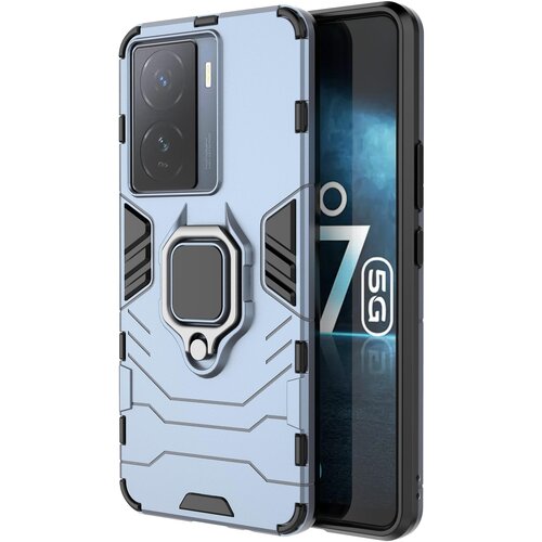 INORCO Za vivo iQOO Z7 5G Kickstand Armor Case TPU+PC zaščitni ovitek za telefon, odporen na udarce, (22033375) Cene