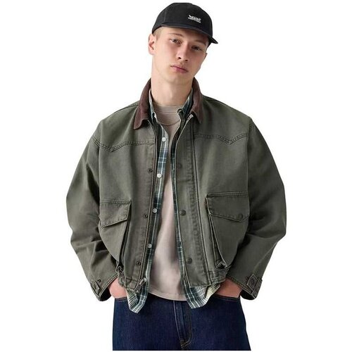 Levi&amp;#039;s Levis - maslinasta mu&amp;scaron;ka jakna Slike
