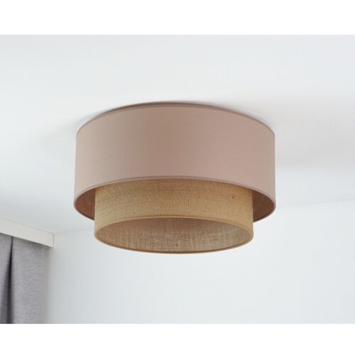  duolla - stropna svetiljka boho 1xE27/15W/230V prečnik 45 cm bež/braon Slike