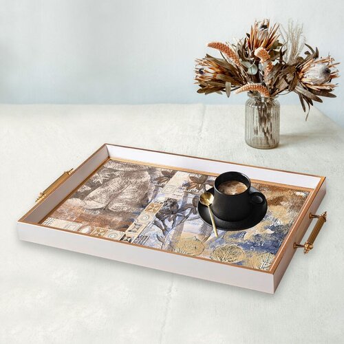 Aberto Design Poslužavnik TPB9859 50 x 29 x 3.5 cm, Šareni Cene