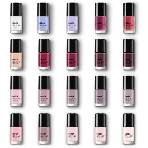 NOBEA Day-to-Day Gel-like Nail Polish lak za nohte z gel učinkom odtenek Sky blue #N44 6 ml Slike