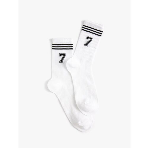 Koton College Socks with Letter Embroidered Slike