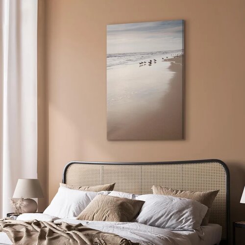  Slika - Autumn Beach (1 Part) Vertical 60x90 Na talijanskom platnu Slike