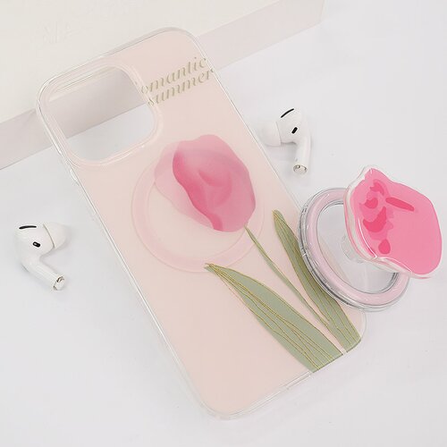  Maska za iPhone 16 Pro Tulip pop socket mag case Cene