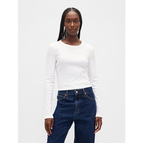 GAP Ribbed Crop T-Shirt - Women's Cene