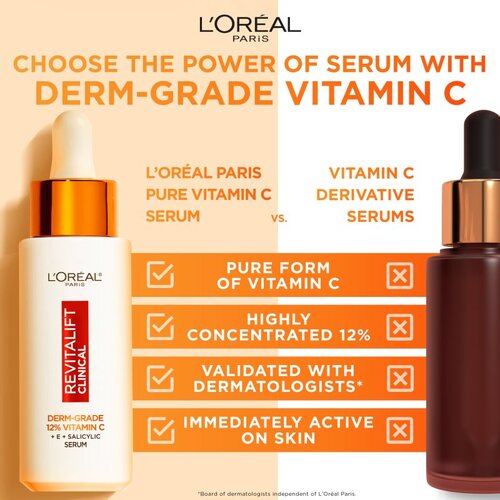 L&amp;acute;Or&amp;eacute;al Paris Revitalift Clinical serum za lice s vitaminom C 30 ml Slike