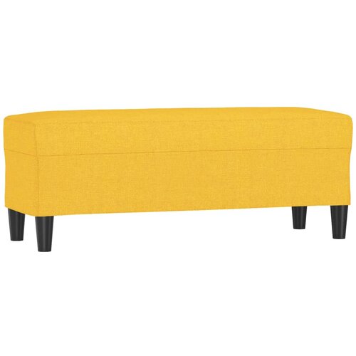 vidaXL Klop svetlo rumena 100x35x41 cm blago, (20955280) Cene