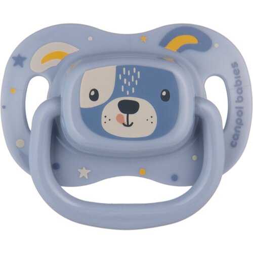 Canpol Cute Animals Soother 6-18m duda Blue 1 kos Slike