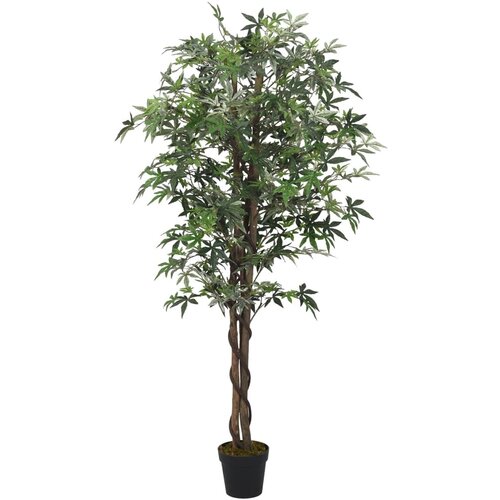 vidaXL Umetni javor 224 listov 80 cm zelen Cene