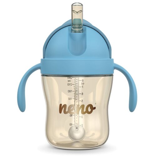 Neno BEBESITO bočica sa slamkom 240 ml, plava Slike