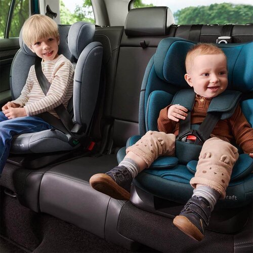 Kinderkraft otro&amp;scaron;ki avtosedež z isofix bazo oneto3&amp;trade; i-size 1/2/3 (76-150 cm) graphite black Slike