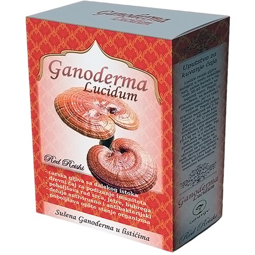 Zdravlje Reiši (ganoderma lucidum)  u sušenim listićima za čaj EP, 50g Cene