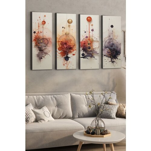 Wallity slika Ersycnvs4Asm1, 30x90 cm, 4 dela Cene