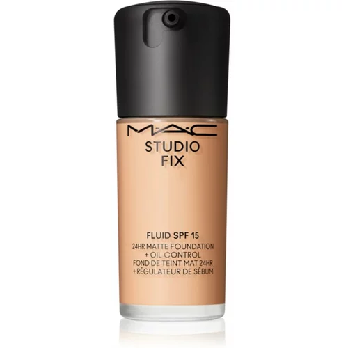 MAC Cosmetics Studio Fix Fluid SPF 15 24HR Matte Foundation + Oil Control matirajoči tekoči puder SPF 15 odtenek C4 30 ml