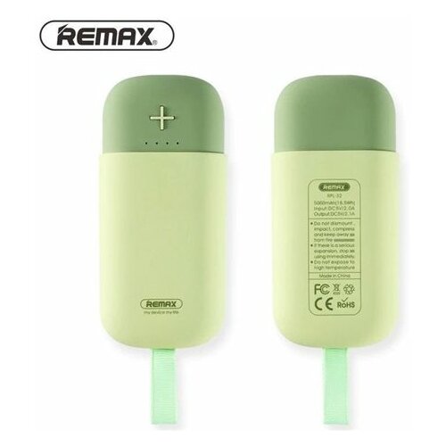 Remax Camaroon RPL-32 svetlo zeleni Power Bank 5000mAh Slike