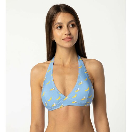 Aloha From Deer Woman's Banana Heaven Halter Neck Bikini Top BTH AFD098 Cene