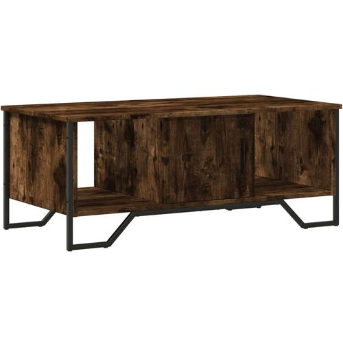 VidaXL Stolić za kavu boja hrasta 100 x 51 x 40 cm konstruirano drvo Slike
