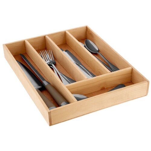 Premier Housewares Drveni organizator pribora u prirodnoj boji 30 x 38 cm &ndash; Cijene