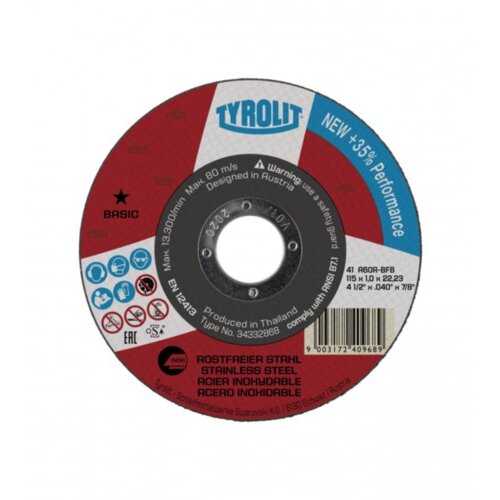 Tyrolit Ploča rezna 115x1mm INOX 34332868 Cijene