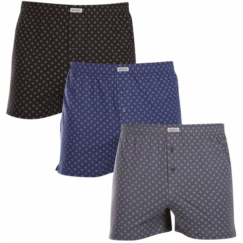 Andrie 3PACK Men's Shorts multicolor