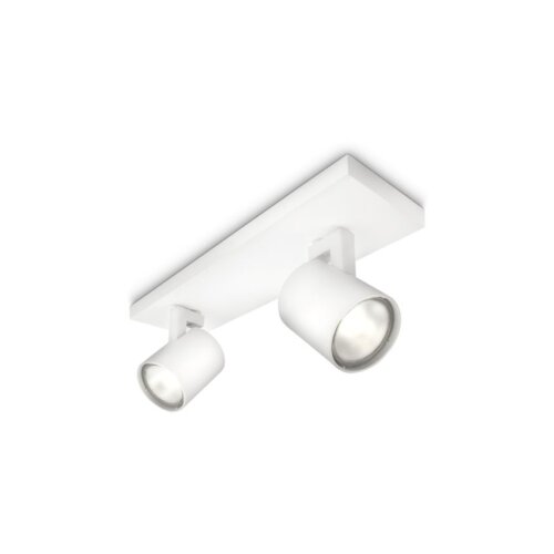 Philips LED RGBW prigu&amp;scaron;iva spot svetiljka RUNNER 2xGU10/6,5W/230V bela Slike
