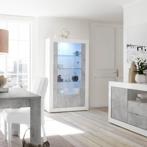 LC Mobili Moderna vitrina z 2 vrati, 191 cm vi�ine - URBINO 209035-06CE Cene