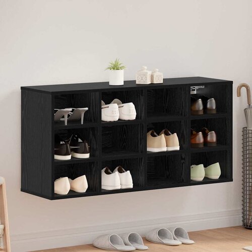 Ormar za cipele Crni hrast 103 x 30 x 51 cm Konstruirano drvo Cene