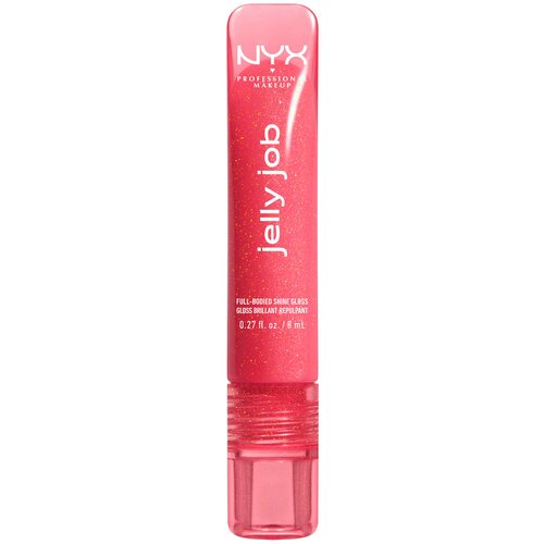 NYX Professional Makeup Jelly Job svjetlucavo sjajilo za usne s plumping efektom nijansa Jelly Kiss&amp;acute;d 7.5 ml Slike