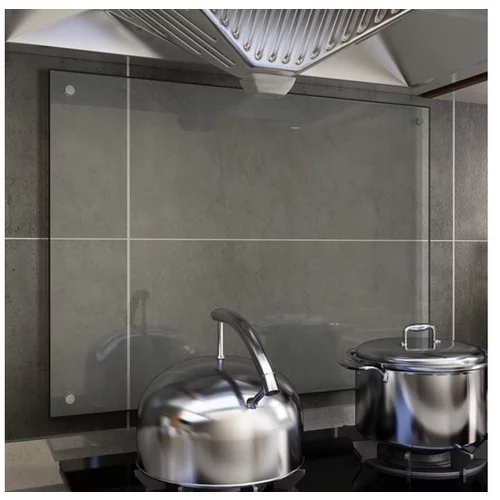  Kuhinjska zaščitna obloga prozorna 80x60 cm kaljeno steklo