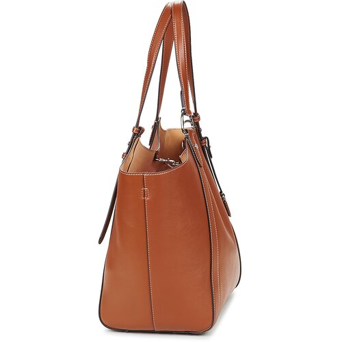 Polo Ralph Lauren Nakupovalne torbe TASHA TOTE LARGE Kostanjeva Slike