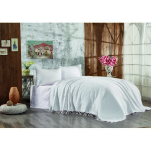 Lessentiel Maison Belo bombažno pregrinjalo za zakonsko posteljo 220x240 cm Lotus &amp;ndash; Slike