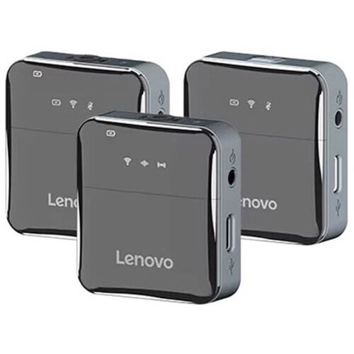  Bezicni mikrofoni Lavalier LENOVO MC550 2u1 za mobilni telefon crni Cene